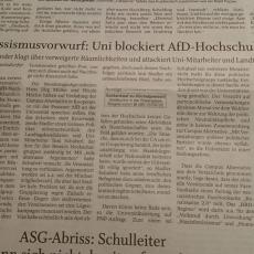 PNP Artikel zum CA Passau Rauswurf